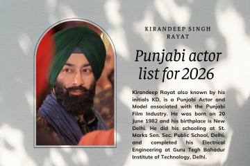 Complete Punjabi Actor List 2026: Newcomers, Superstars & Icons